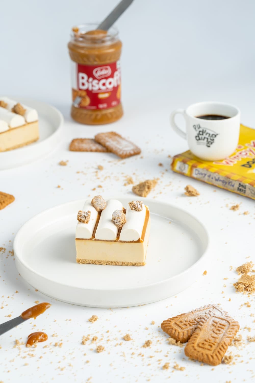Biscoff Bliss Cheesecake Slice