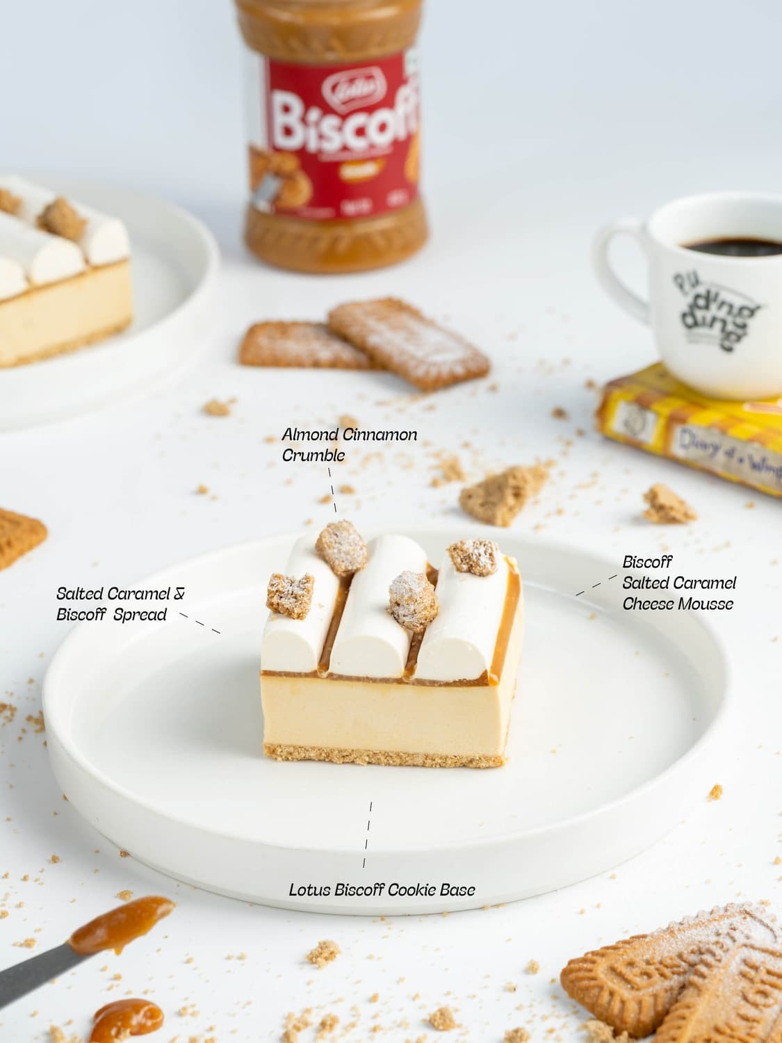 Biscoff Bliss Cheesecake Slice